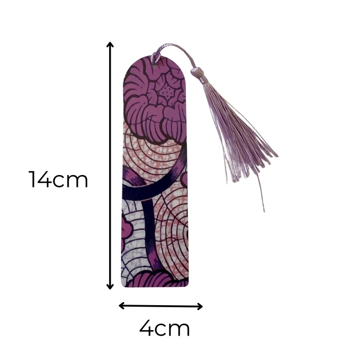 Marque-page Fleurs violettes