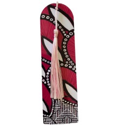 Marque-page Plume rose